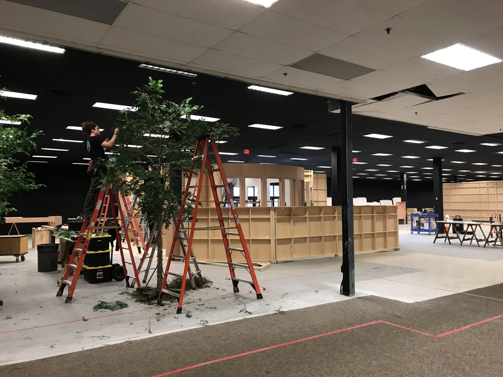 Righteous Gemstones movie set being made in former Sears at Citadel Mall